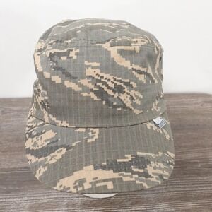 Trooper Hat Cap Strap Back Camo Ripstop Cadet Patrol Military USAF ABU Mens